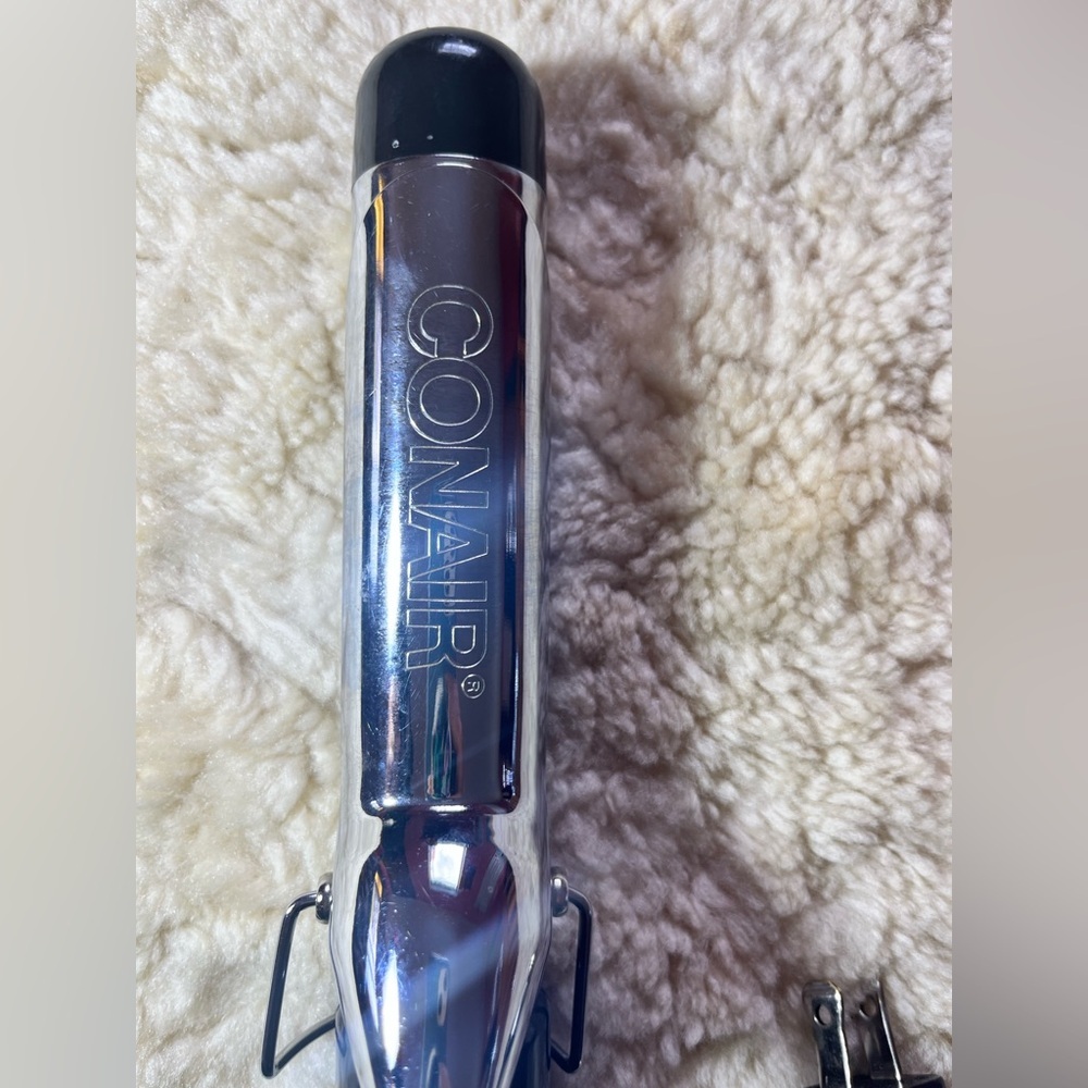 Conair Instant Heat Curling Iron CD82J 1-1/4"  Barrel Black/Silver Tested*Works - Picture 3 of 7